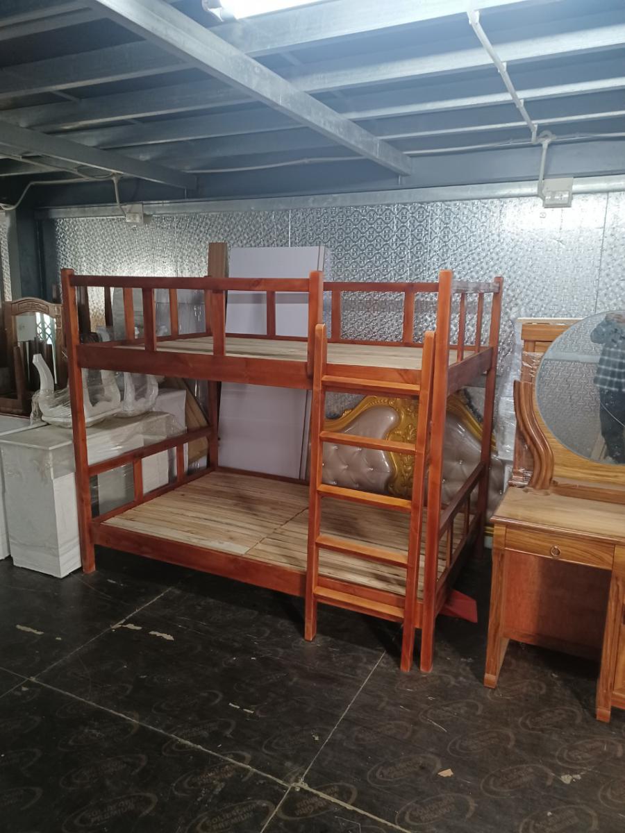 Giuờng Tầng  Gỗ Thông 1m2*1m9-Hải Phòng.